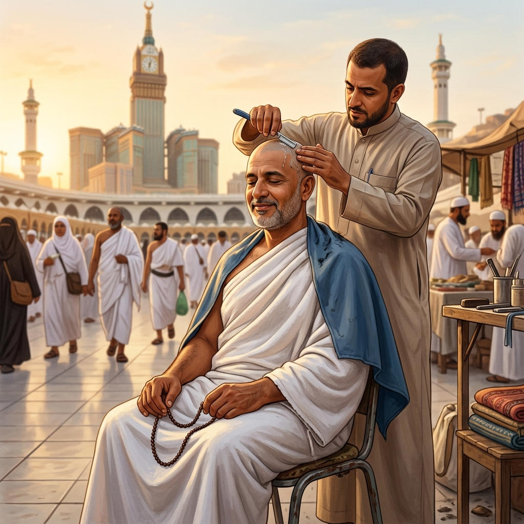 الحلق أو التقصير